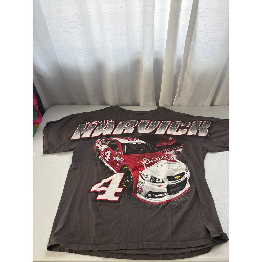 Kevin Harvick NASCAR Stewart-Haas Racing Shirt‎ Mens XL Budweiser Jimmy Johns 4